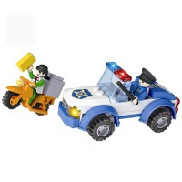 JM032401 creative blocks toy for kids Police series plastic large building blocks toy  ,COGO toys