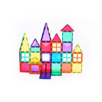 Factory direct wholesale educational magnetic tiles toys kids building magnet toys 100 pieces CPSC, CE, EN71, ASTM